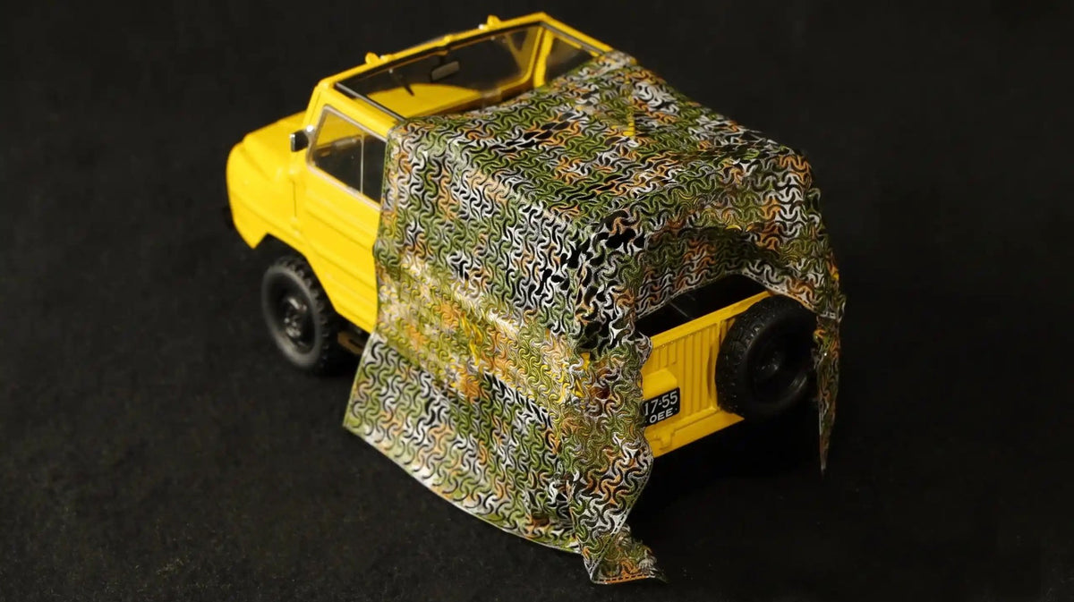 Modern Camouflage Net (Barracuda-type) flexible 3D-Printed SUMMER