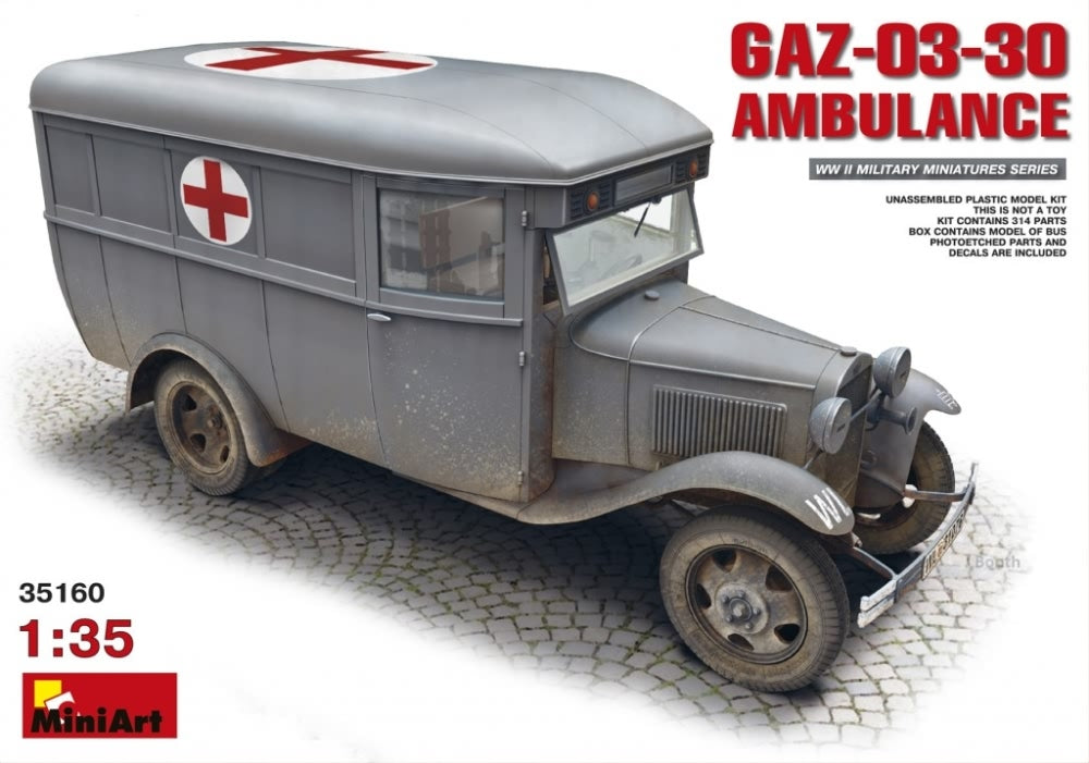 Miniart 1/35 GAZ-03-30 Ambulance MIN35160