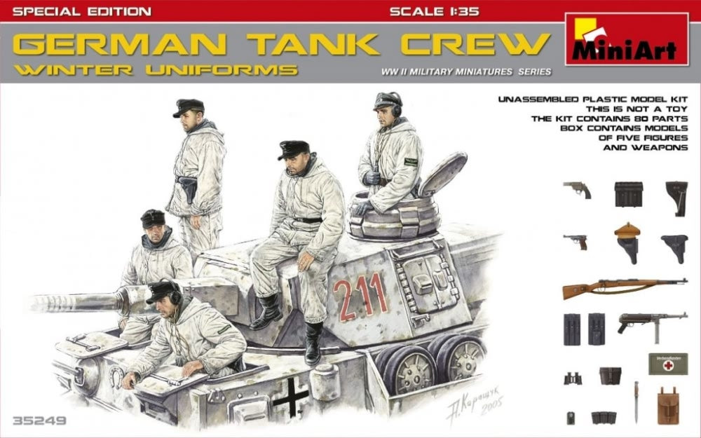 Miniart 1:35 - German Tank Crew Winter Special Edition