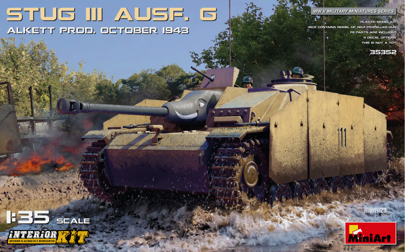 Miniart 1/35 StuG III Ausf. G Oct '43 Alkett Prod Interior Kit 35352