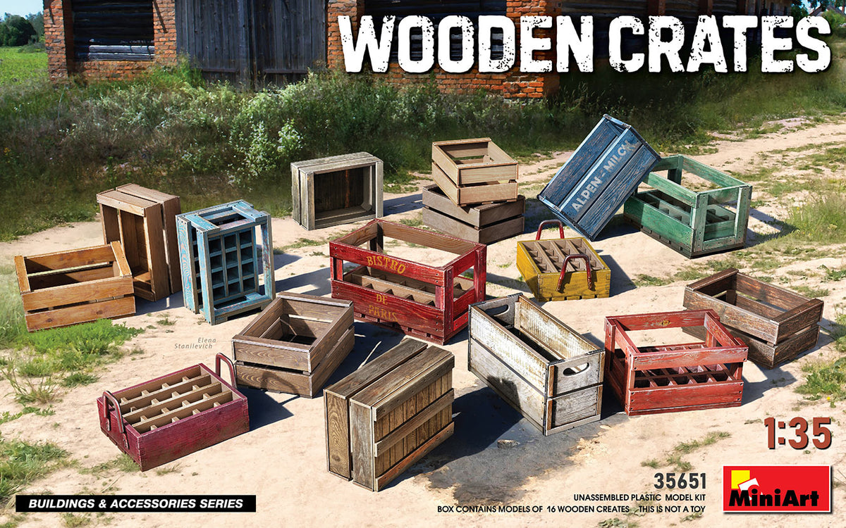 Miniart 1/35 Wooden Crates 35651