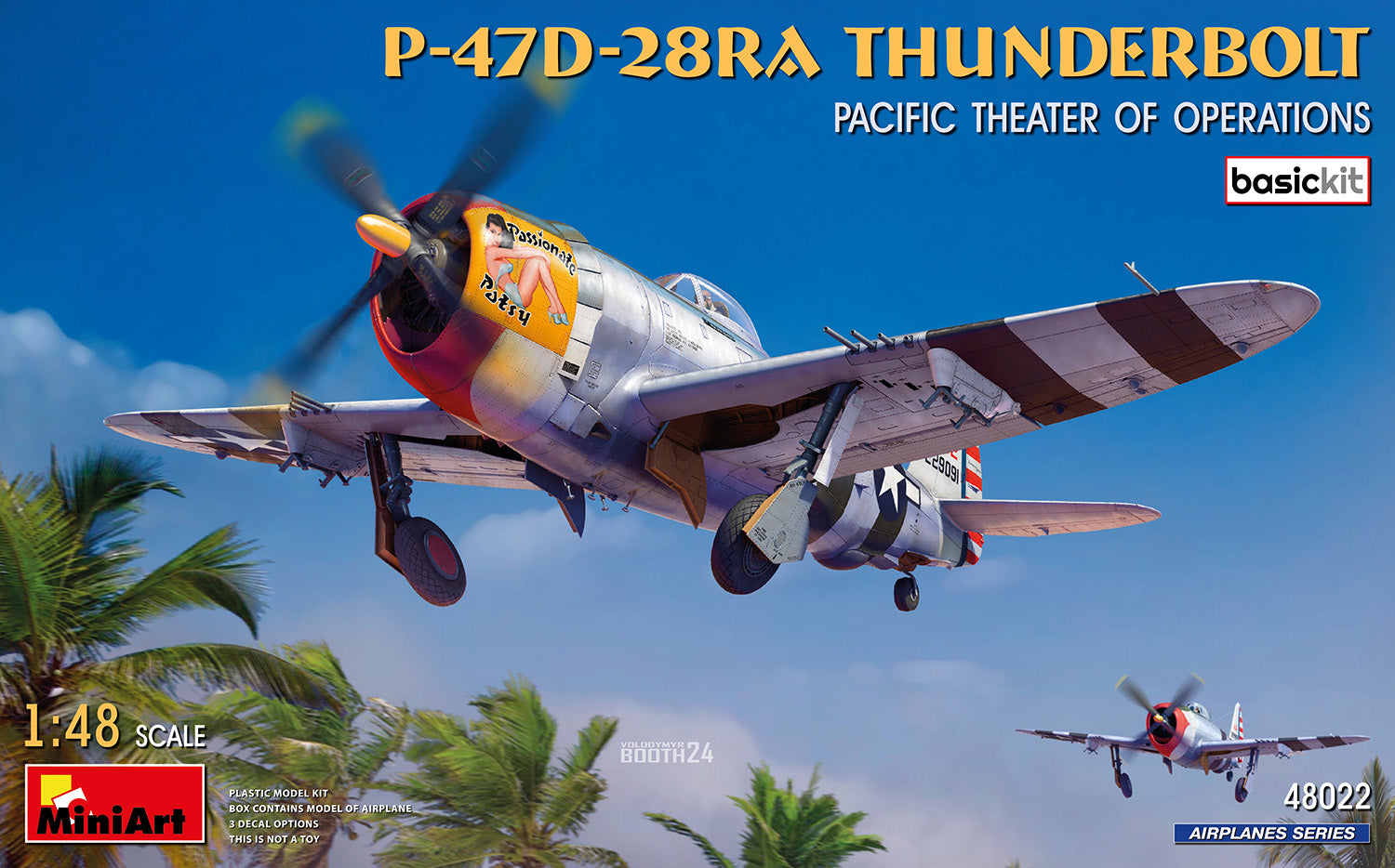 Miniart 1/48 P-47D-28RA Thunderbolt, Pacific Theater 48022