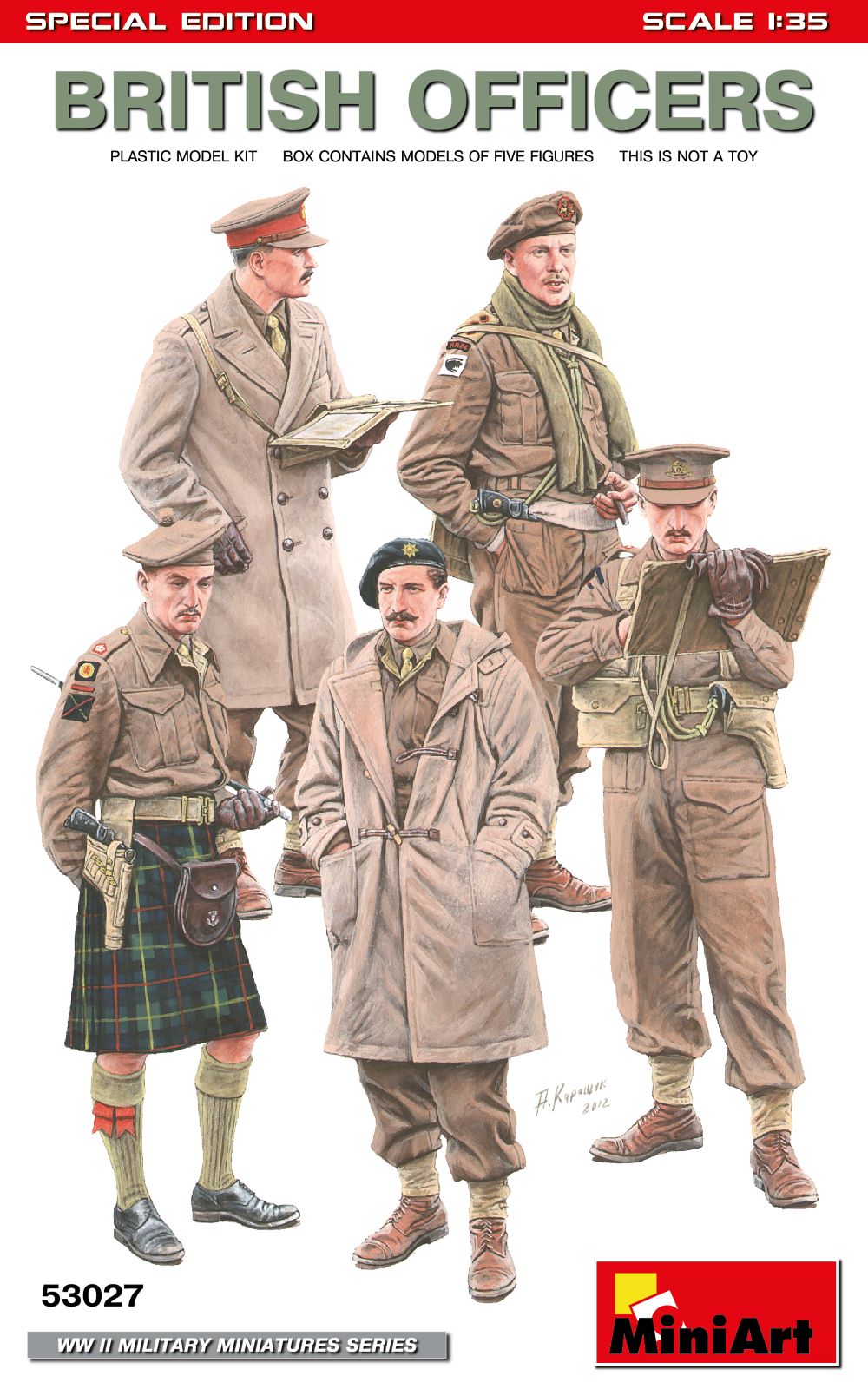 Miniart 1:35 - British Officers Special Edition (35165)
