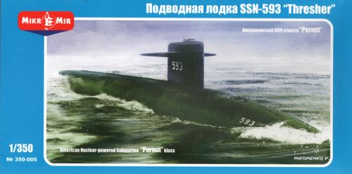 Thresher U.S. Nuclear-powered submarine Permit class SSN-593 'Thresher'