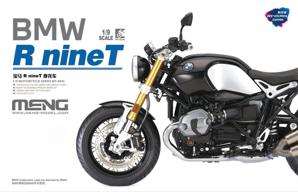 Meng Model BMW R nine T (Pre Coloured) - MMMT-003S
