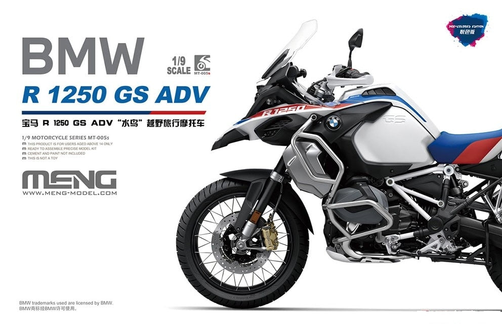 Meng Model BMW R 1250 GS ADV (Pre-coloured - MMMT-005S