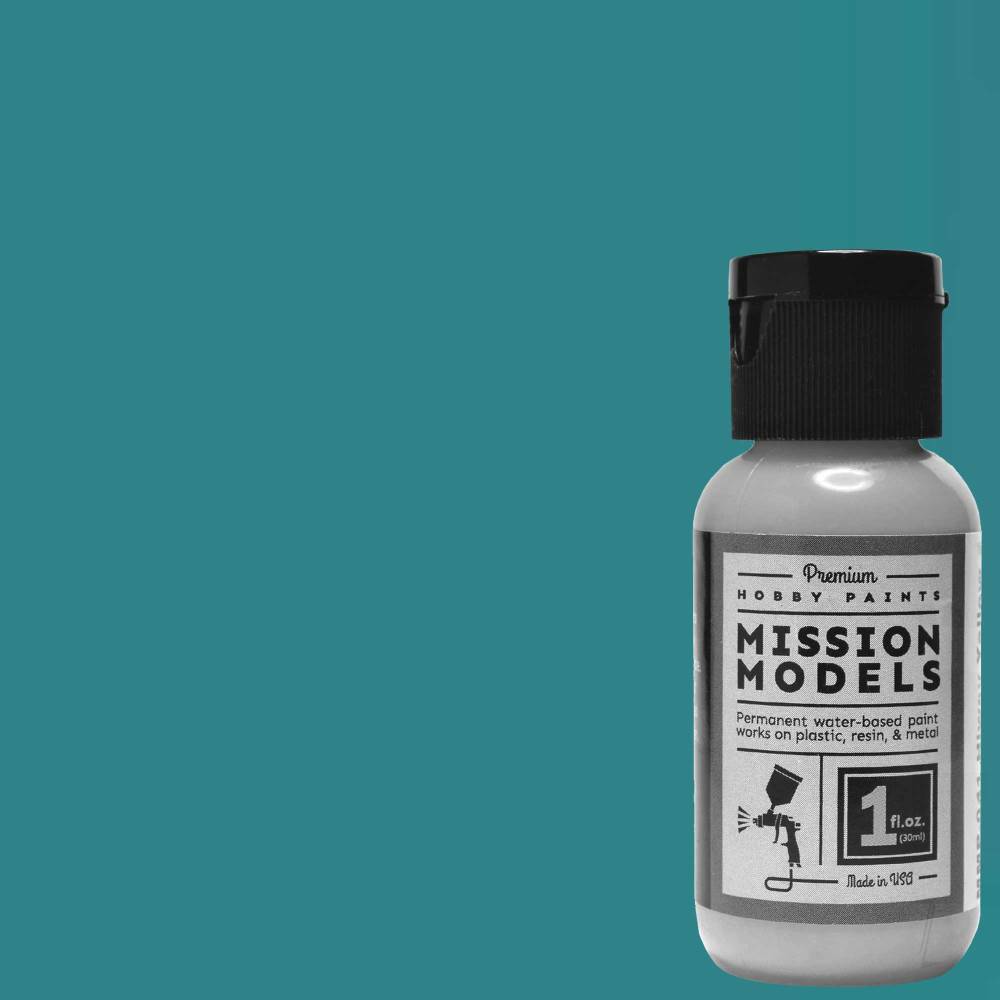 Mission Models Aotaki Blue Green Clear Coat ( Over Faded Alum ), 1oz MMPP113 Main