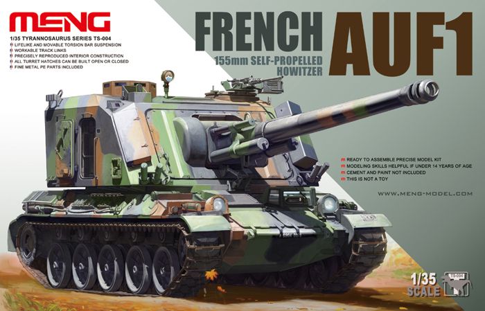 Meng Model 1:35 - AUF1 French 155mm Howitzer SPG