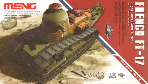 Meng Model 1:35 - FT-17 French Light Tank (Cast Turret)