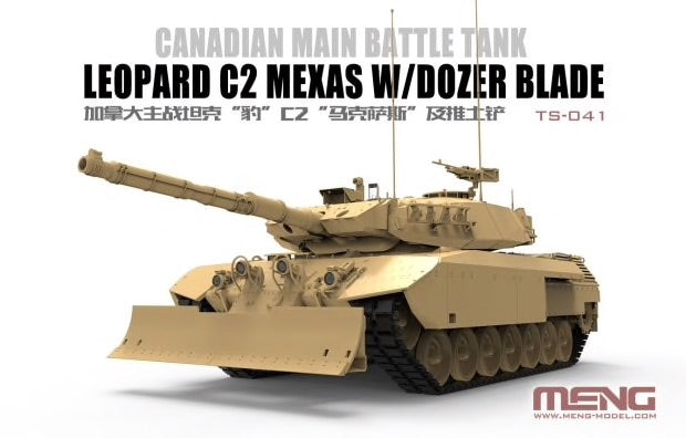 Leopard C2 Mexas with Dozer Blade