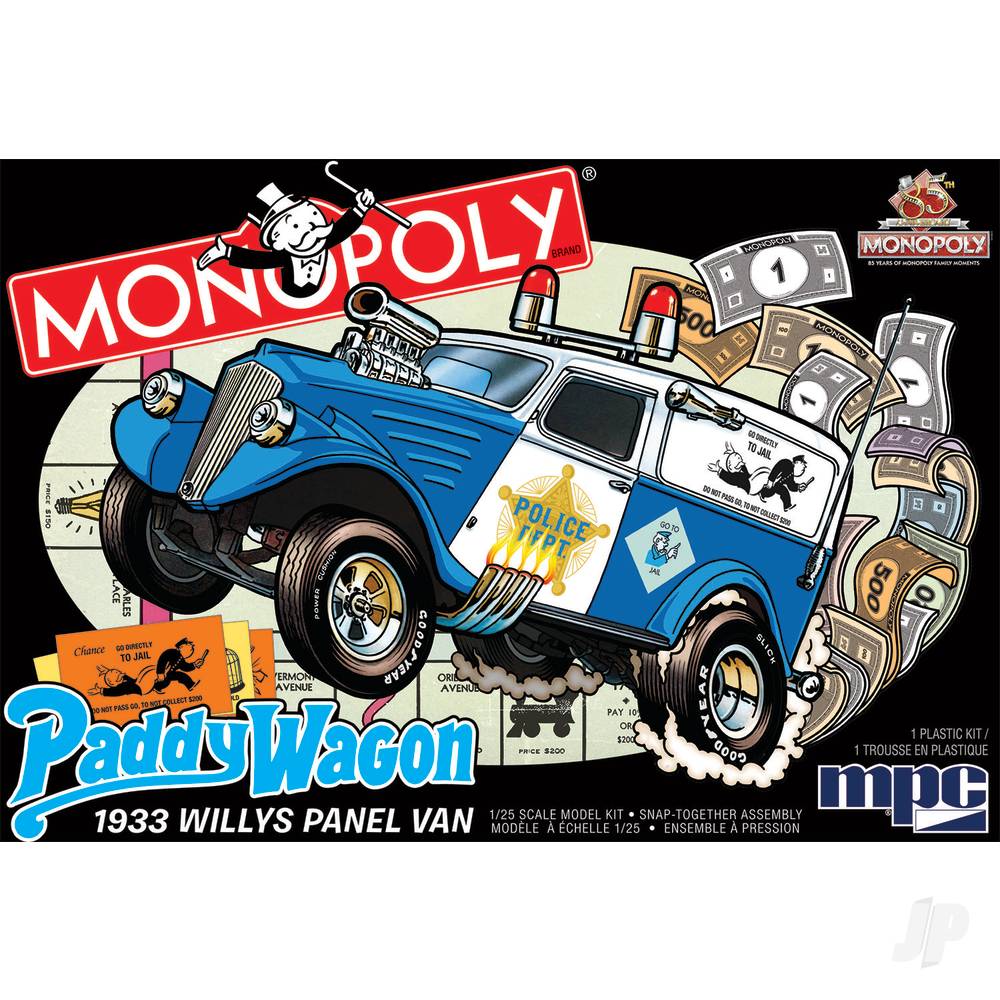 MPC 1933 Willys Panel Paddy Wagon (Monopoly) 2T MPC924M