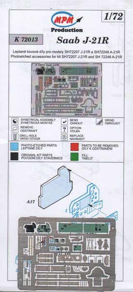 Saab J/A-21R (designed to be used with Special Hobby kits)