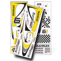 Multiplex AcroMaster Decals Yellow / Silver MPX1-01012