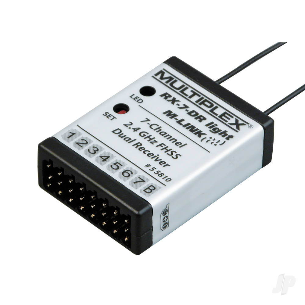 Multi Link Receiver Module Multiplex Receiver RX-7-Dr Light M-LINK 2.4GHz 55810 MPX55810 for Radio ...