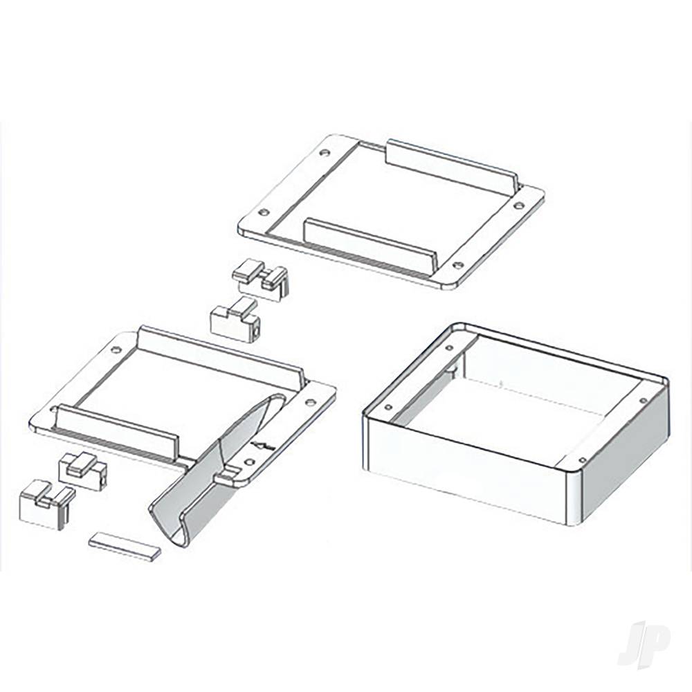 Multiplex Wing Servo Mount Universal (1 Pair) 85078 MPX85078