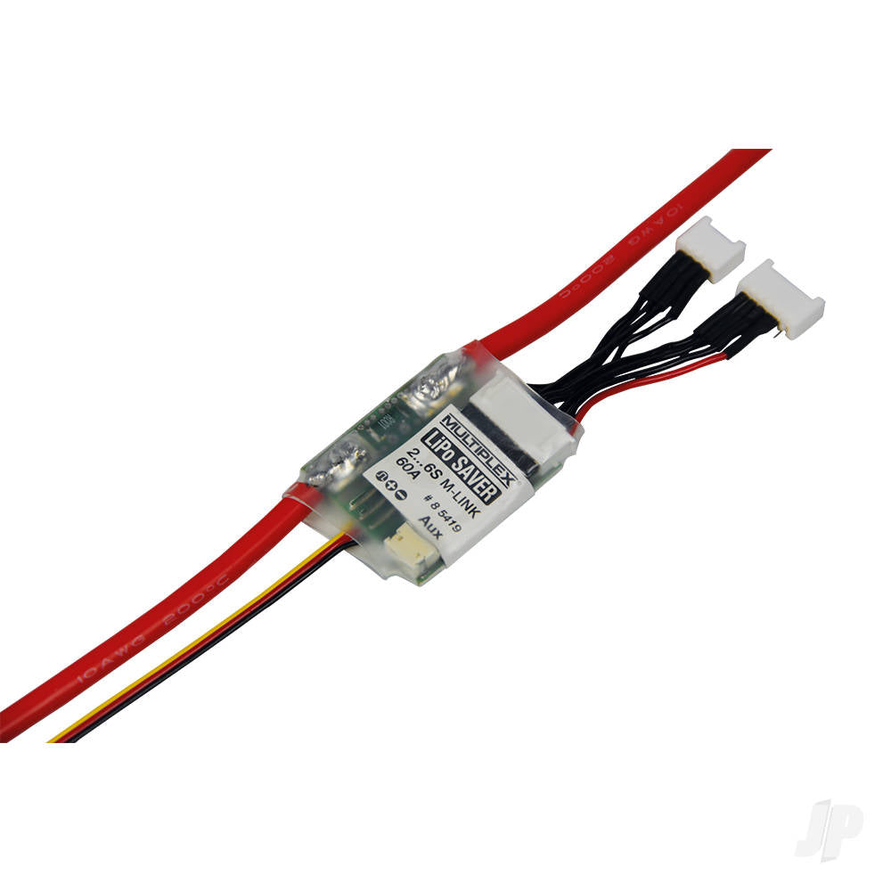 Multiplex LiPo Saver 2-6S 60A for M-LINK 85419 MPX85419 1