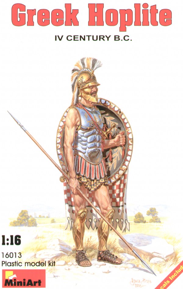 Miniart 1:16 - Greek Hoplite IV Century BC
