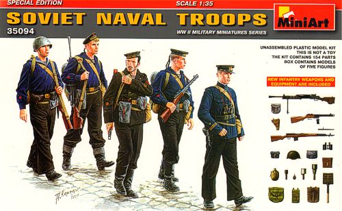 Miniart 1:35 - Soviet Naval Troops (Special Edition)