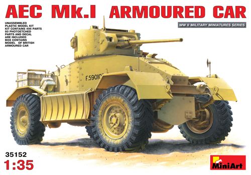 Miniart 1:35 - AEC Mk.I Armoured Car