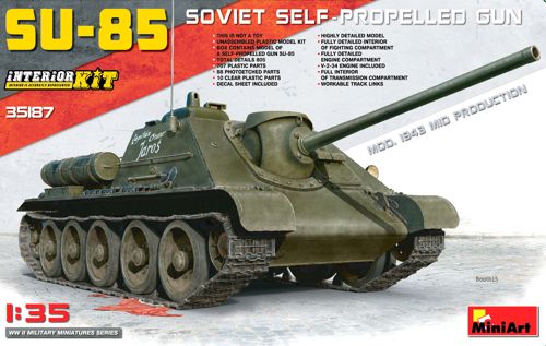 Soviet SU-85 Mod.1943 (Mid Production) with Full Interior