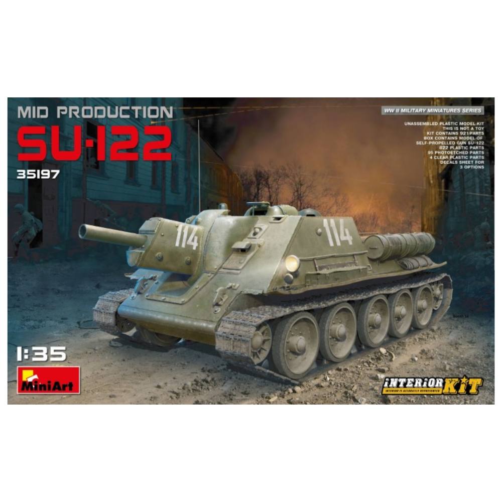 Miniart 1/35 Soviet Su-122 (Mid Production) Mt35197