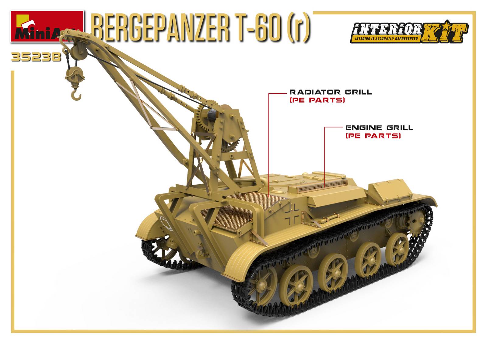 Miniart 1:35 - Bergepanzer T-60 (r) Interior Kit