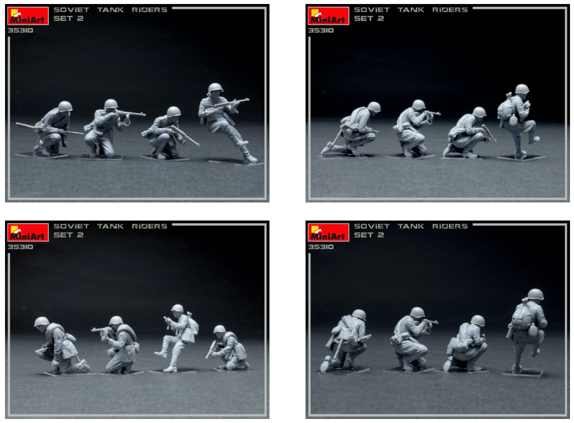 SOVIET INFANTRY TANK RIDERS SET 2