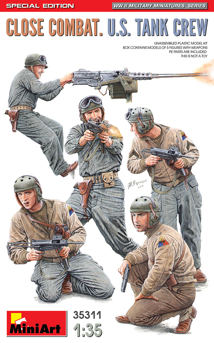 Miniart 1:35 -  Close Combat US Tank Crew (Spec Edition)