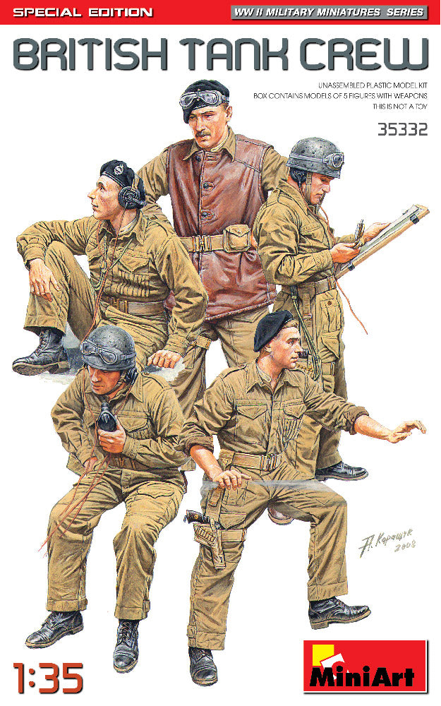 MiniArt British Tank Crew (WWII) SPECIAL EDITION