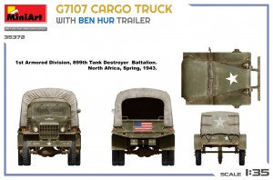 G7107 1.5T 4x4 Cargo Truck & Trailer