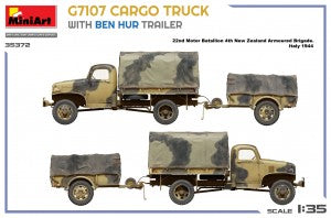 G7107 1.5T 4x4 Cargo Truck & Trailer
