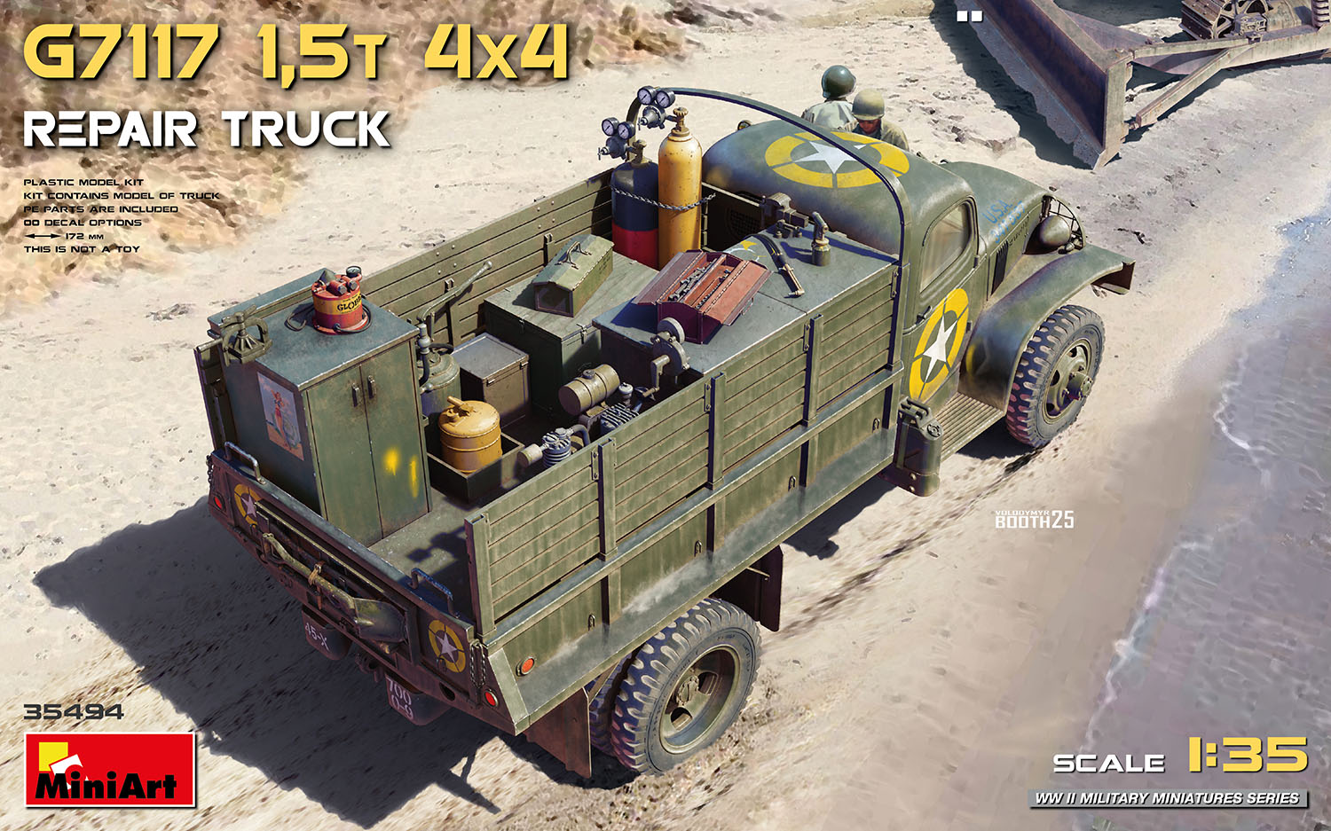 MiniArt G7117 1.5t 4x4 Repair Truck - MT35494