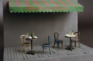 Cafe Furniture (tables and chairs) & Crockery