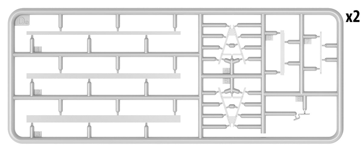 CONSTRUCTION SET Kit contains models of: ladders, table, buckets, bricks, cart, anvil, beams, jack stand and tools
