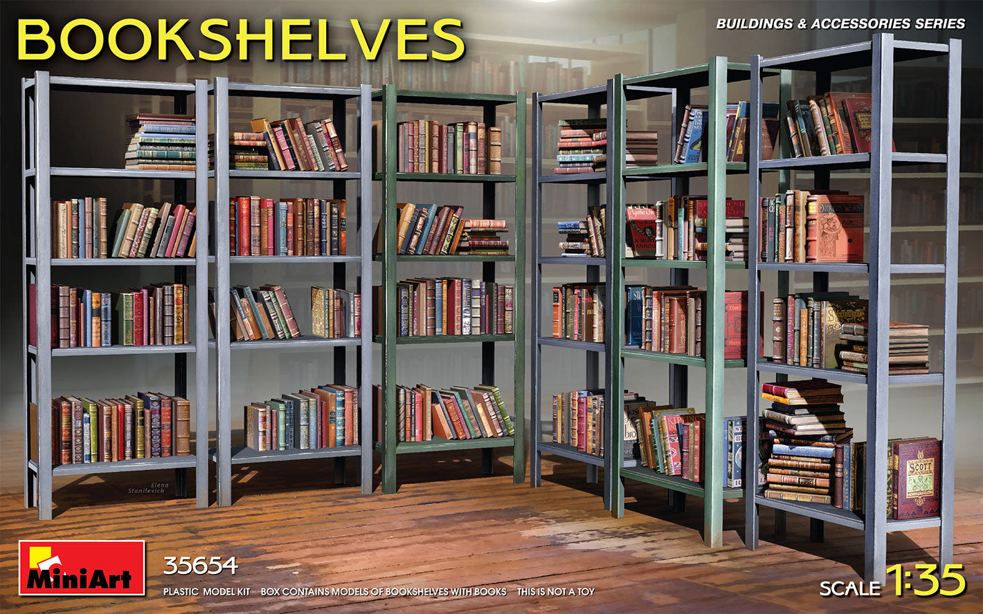 Miniart 1:35 - Bookshelves