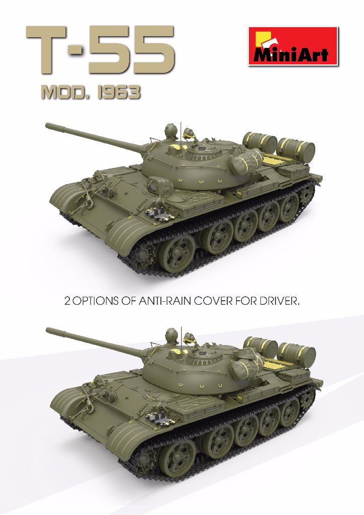 Soviet T-55 Mod. 1963 with interior
