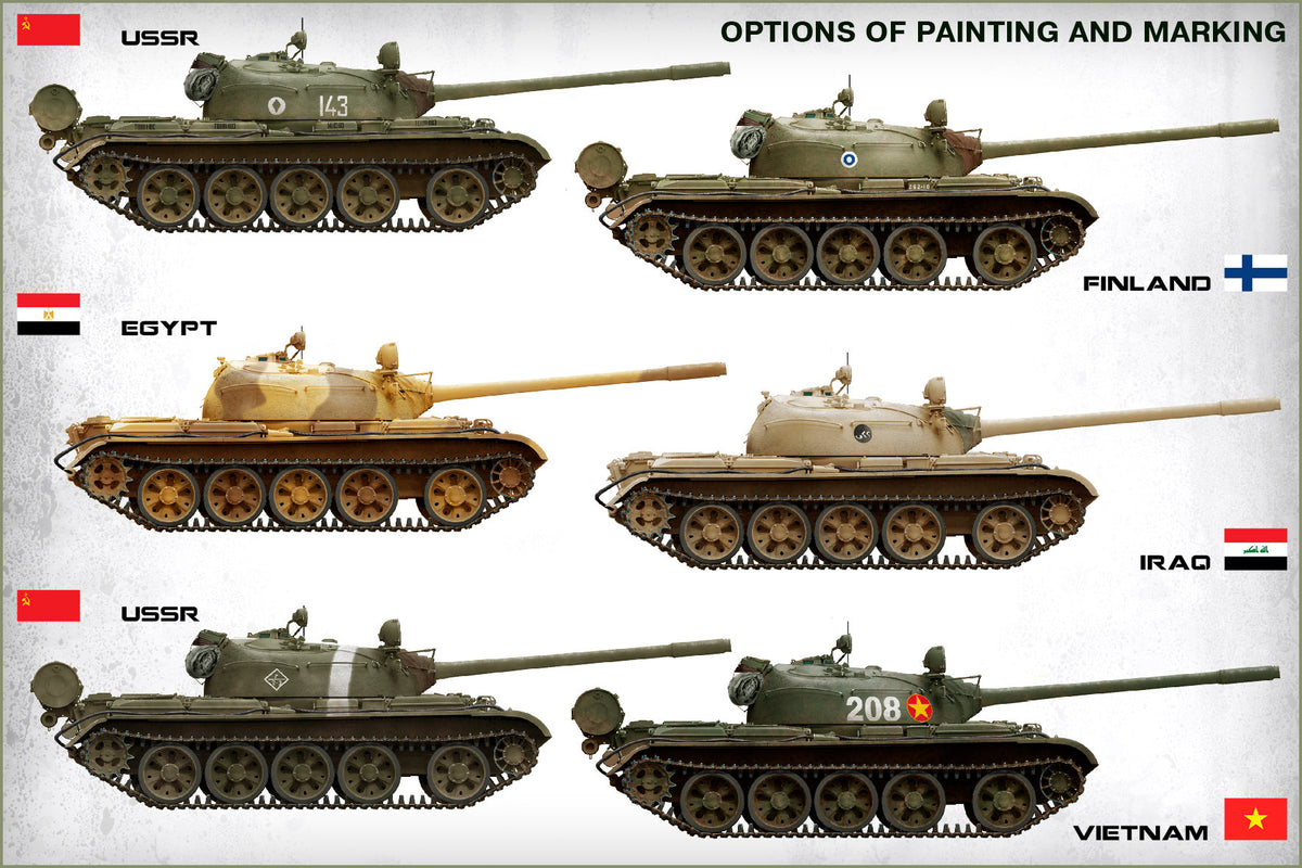 Soviet T-55 Mod. 1963 with interior