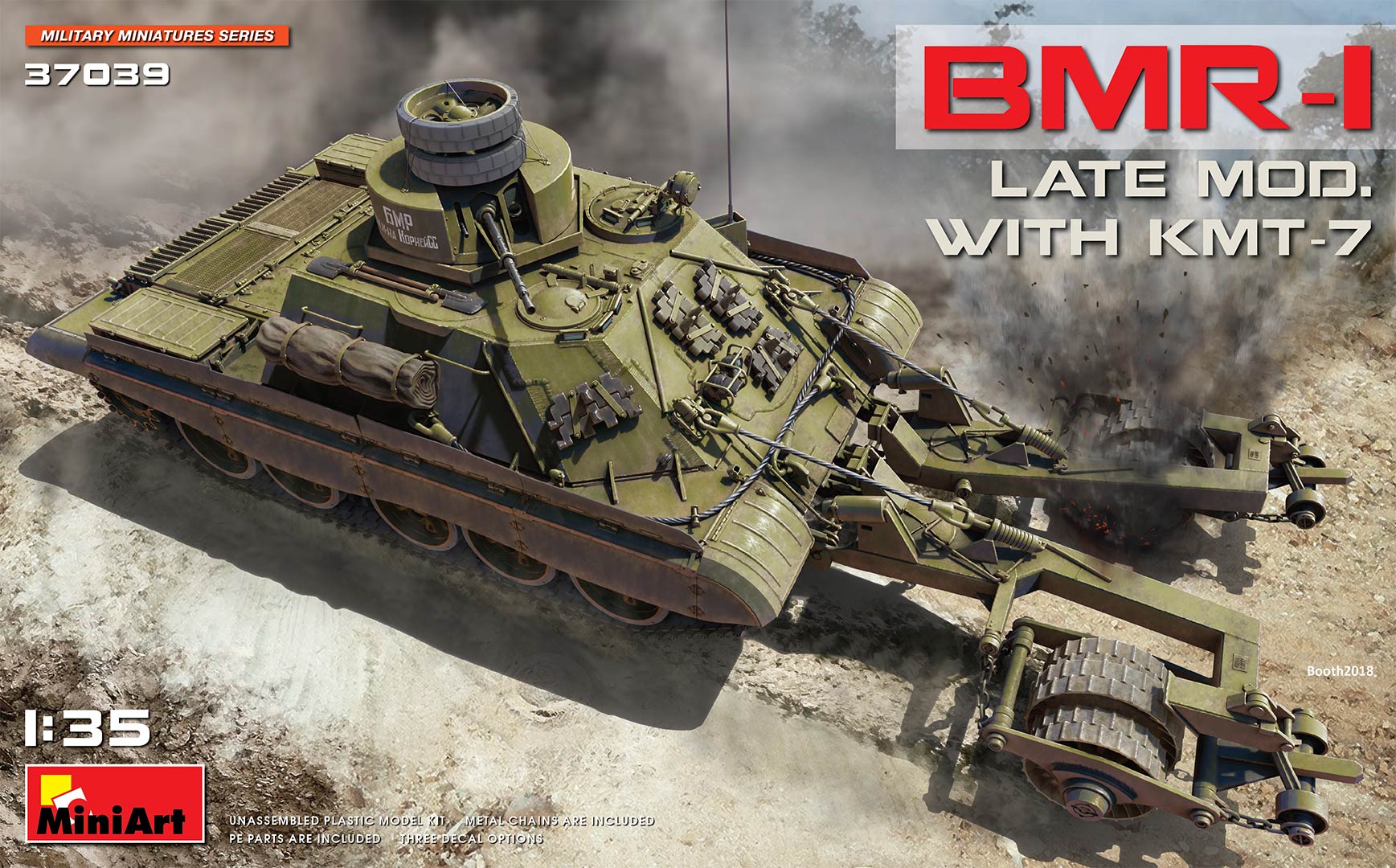 Miniart 1:35 - BMR-1 Late Mod with KMT-7