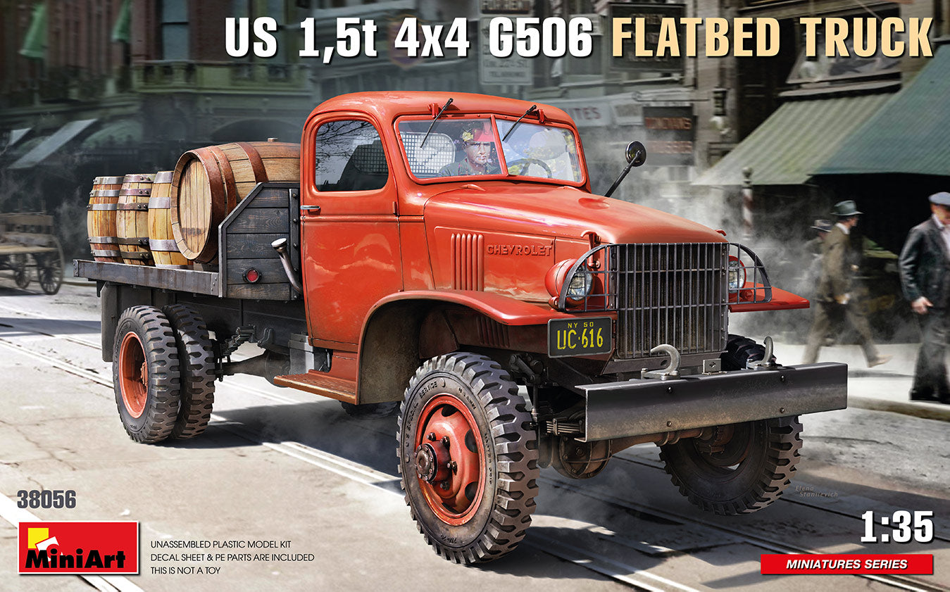 Miniart 1:35 - US 1,5t 4x4 G506 FLATBED TRUCK