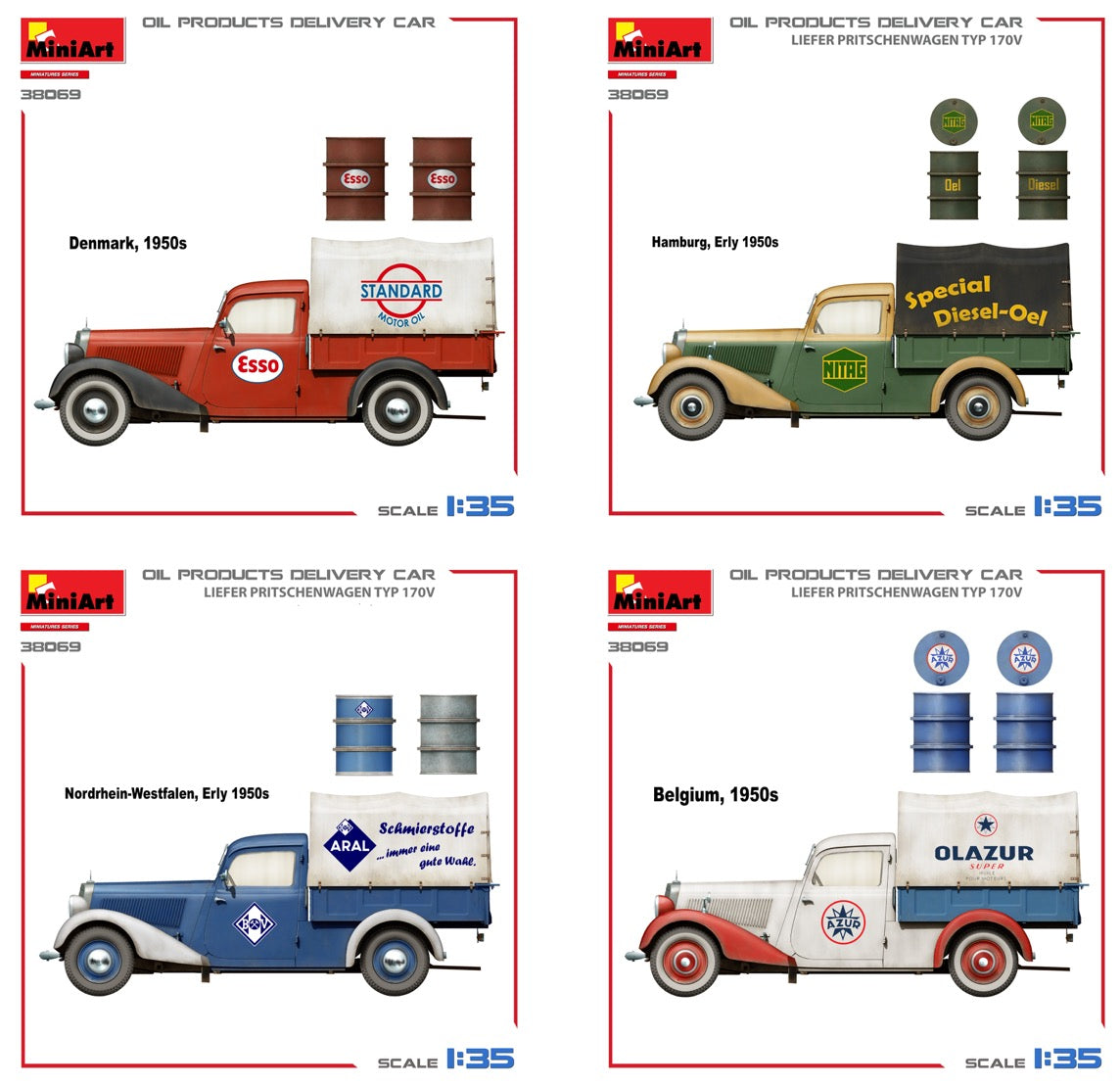 Liefer Pritschenwagen Typ 170 Oil Products Delivery Car