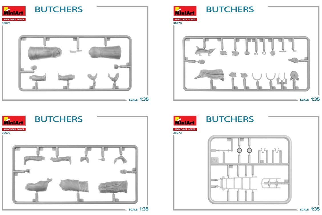 BUTCHERSKit Contains 2 Models of Figures in 1:35 Scale