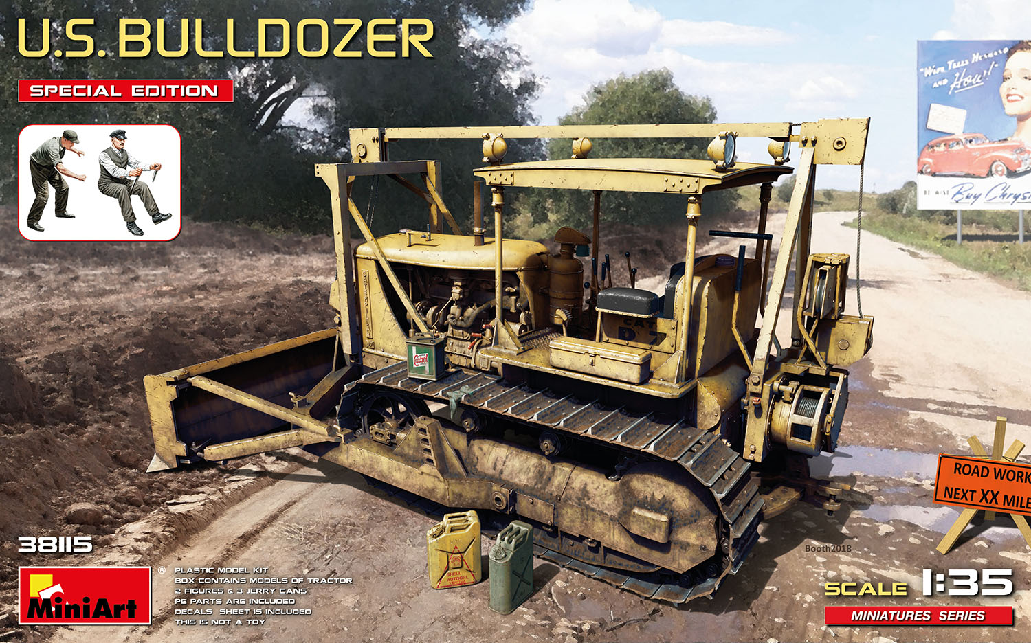Miniart 1:35 - US Bulldozer Special Edition