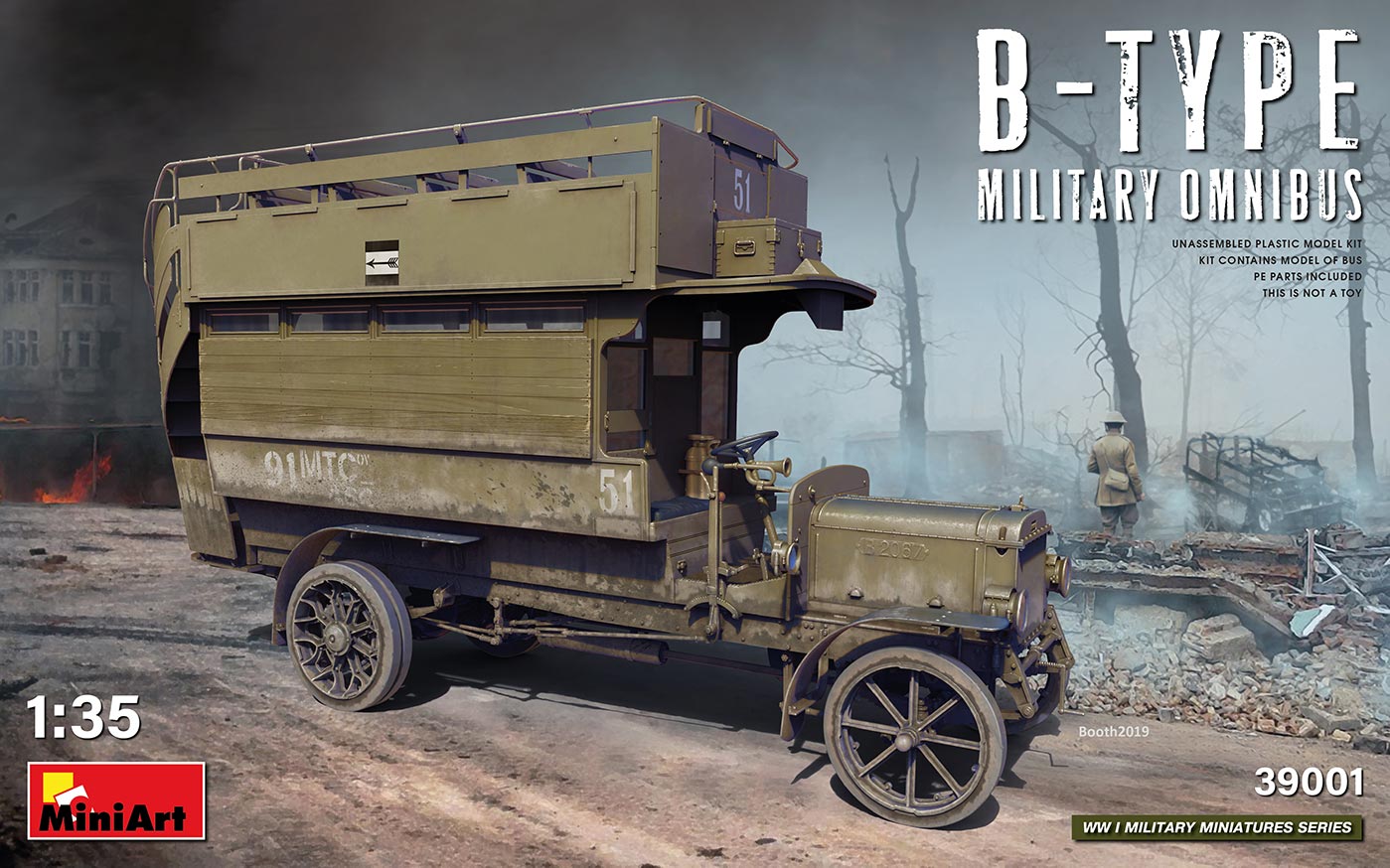 Miniart WWI 1:35 - B-Type Military Omnibus