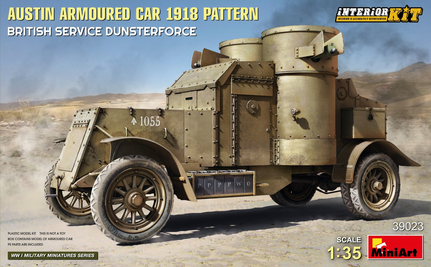 Miniart WWI 1:35 - Austin Armored Car  (British Service)