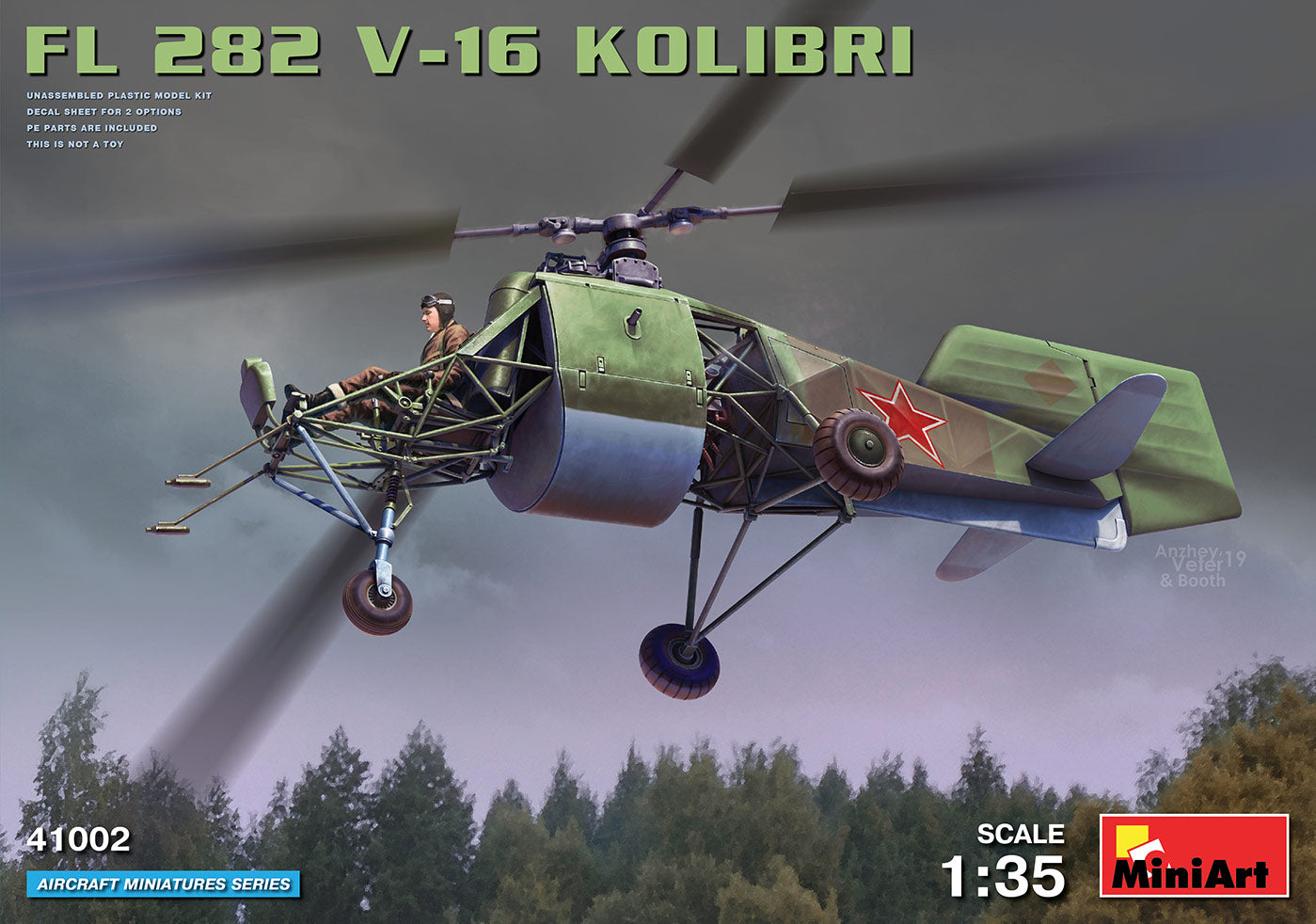 Miniart 1:35 - Fl 282 V-16 Kolibri Helicopter