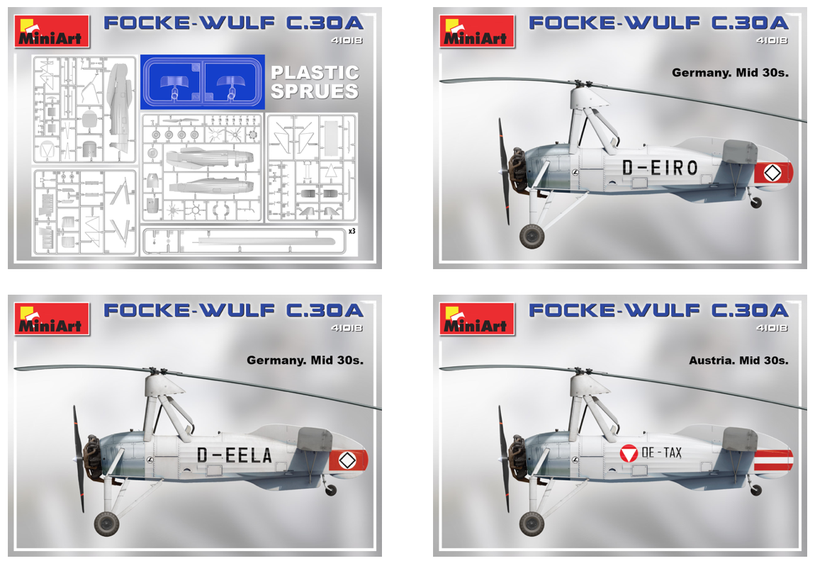 FOCKE-WULF FW C.30A HEUSCHRECKE. LATE PRODUCTION VERSION