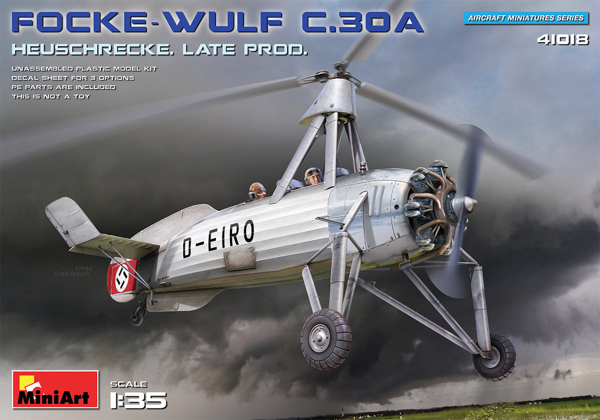 FOCKE-WULF FW C.30A HEUSCHRECKE. LATE PRODUCTION VERSION