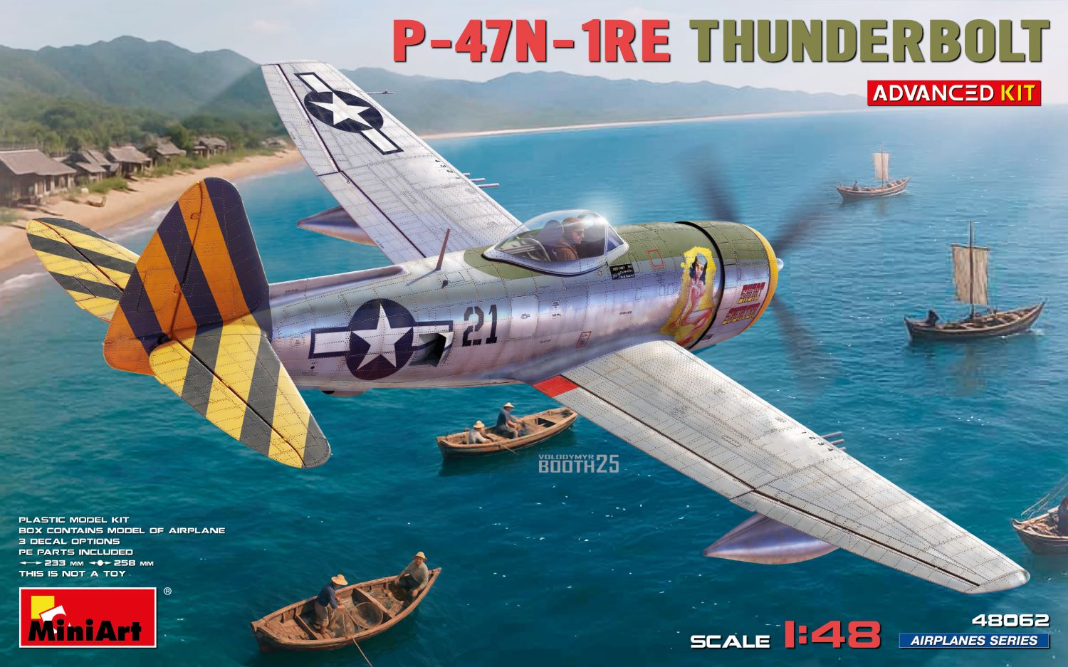 MiniArt Republic P-47N-1Re Thunderbolt. Advanced Kit MT48062