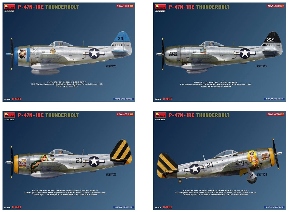 MiniArt Republic P-47N-1Re Thunderbolt. Advanced Kit MT48062