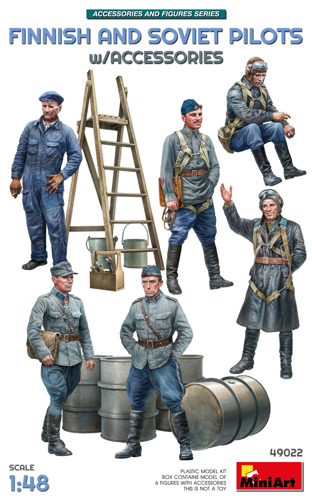 Miniart 1:48 - Finnish and Soviet Pilots